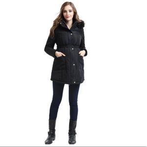 Maternity down coat